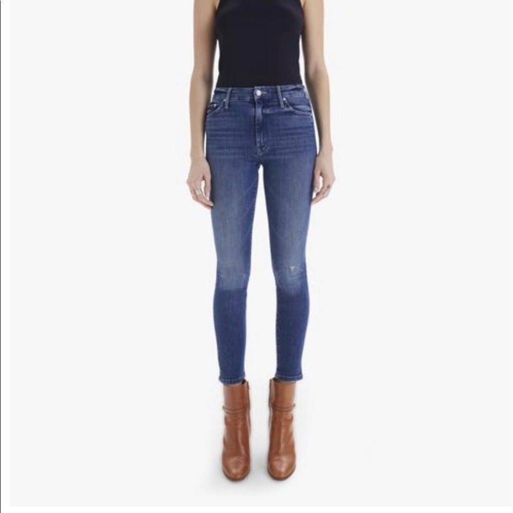 MOTHER The High Waist Looker Jeans in Getalongs NWOT